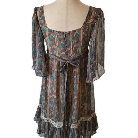 Jovovich Hawk X Target Dress Size 3 Boho - Picture 4 of 8